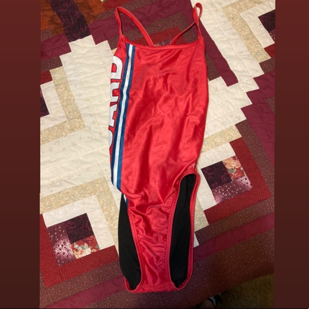 One-piece lifeguard swimsuit